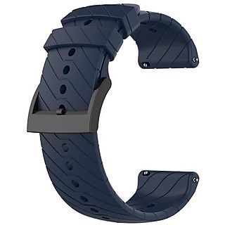 INF Suunto 7/9/9 Baro / D5 Armband Silikon Marineblau, Ersatzarmband, Suunto, Suunto 7/9/9 Baro / D5, Marineblau