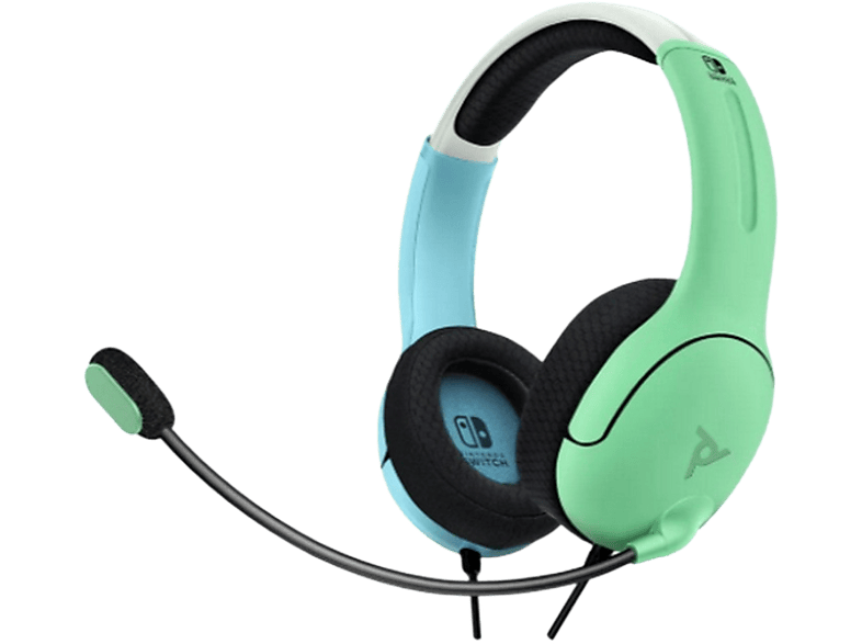 PDP 500-162-BLGR-EU STEREO LVL40 BLAU/GRÜN FÜR NS, On-ear Gaming Headset Bluetooth Aloha Blau/Grün