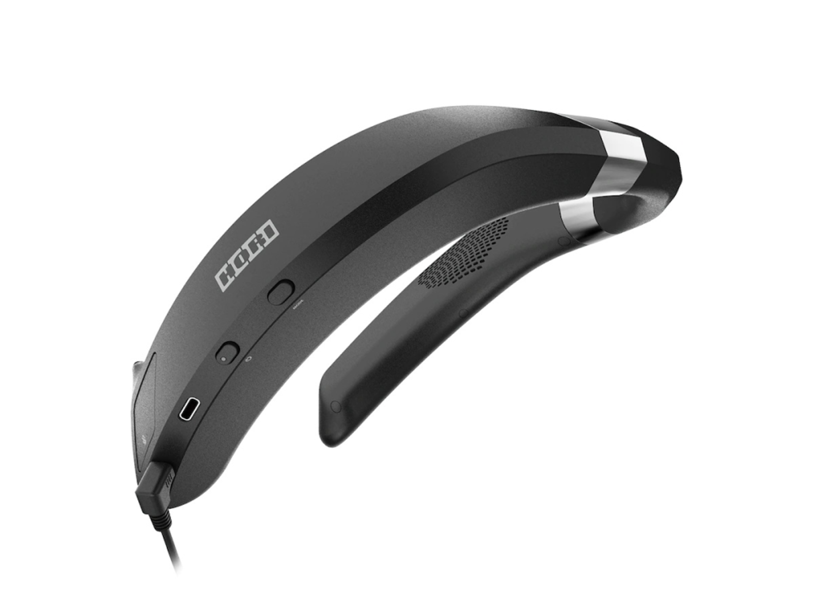 Czarny kontroler Hori do gier na białym tle.