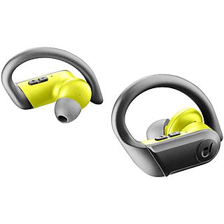 Auriculares inalámbricos - CELLULAR LINE BTSPRINTERTWSK, Circumaurales, Amarillo