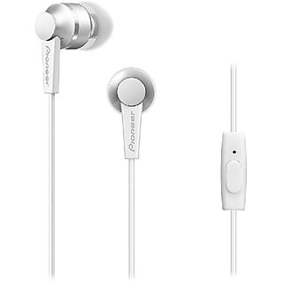 Auriculares botón con cable - PIONEER SE-C3T, Intraurales, Blanco