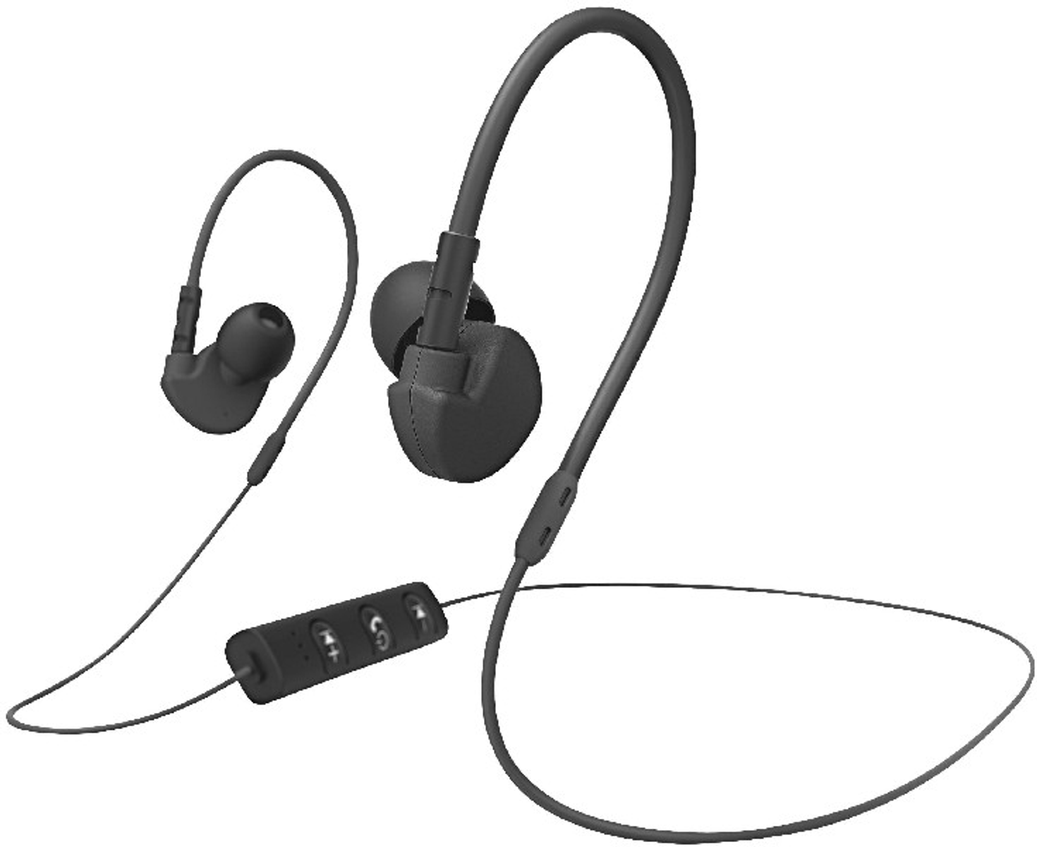 177094 Bluetooth HAMA Headset OH.RUN In-ear BT CLIP-ON SW, Schwarz