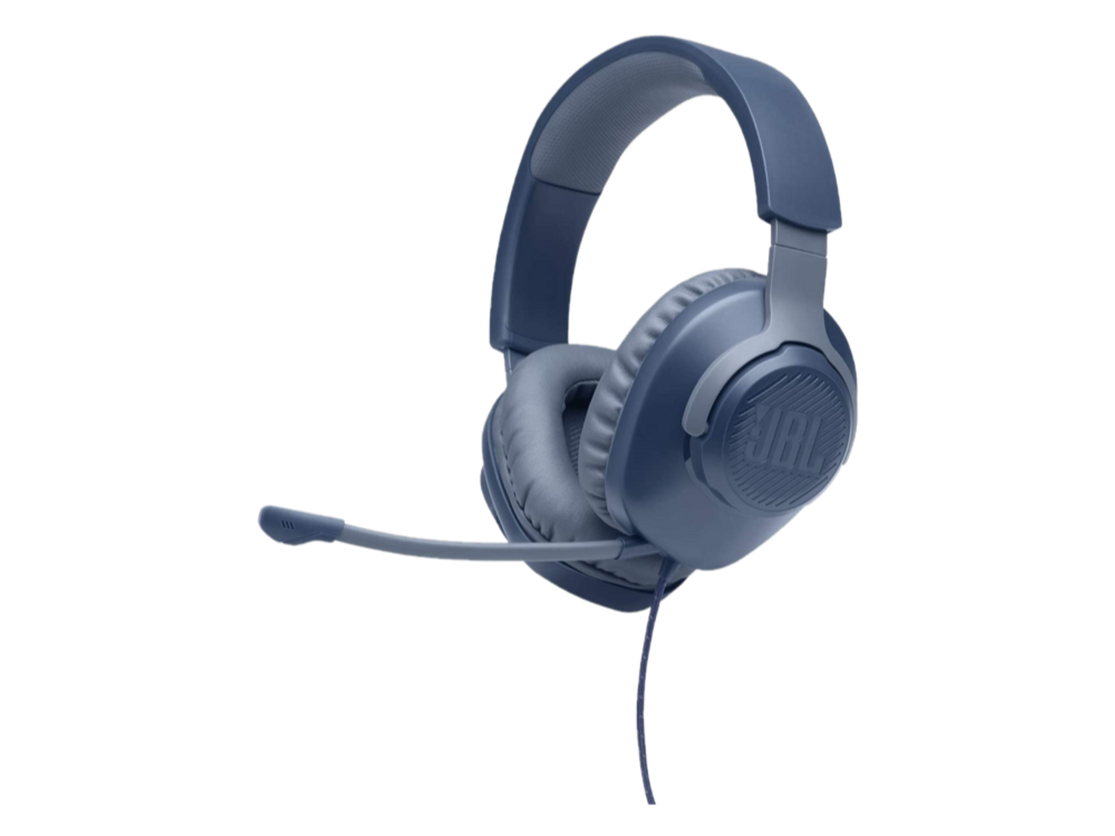 JBL QUANTUM 100 BLUE, On-ear Headset Blau Gaming