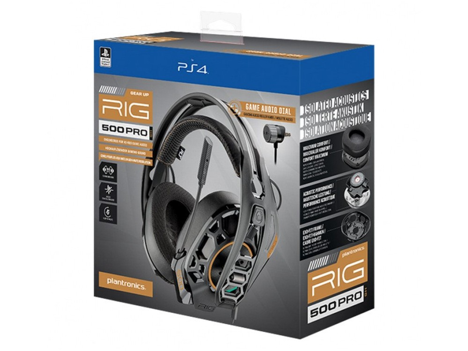 Gaming RIG HS, Headset Over-ear 500 PLANTRONICS PRO schwarz