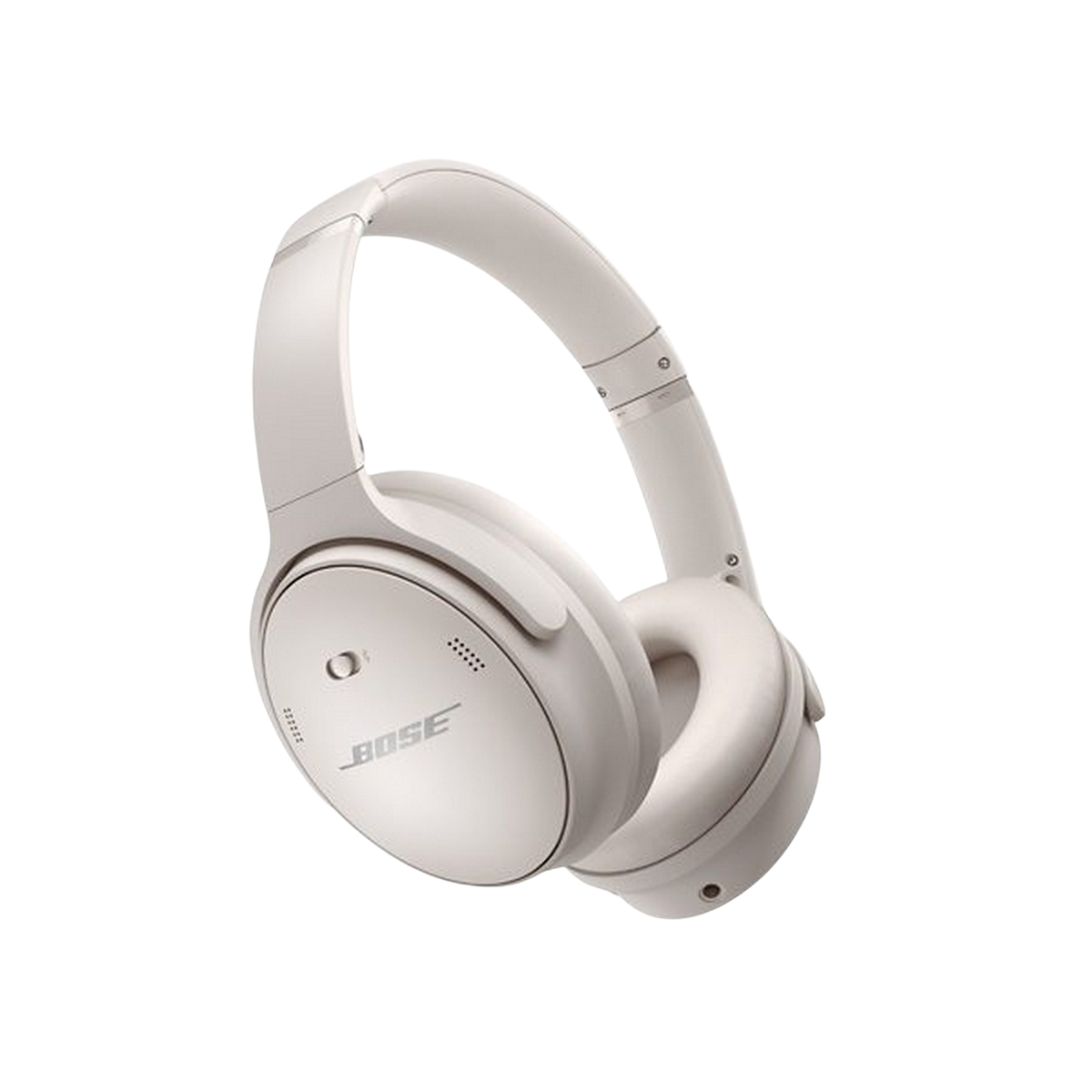 Auriculares inalámbricos - QC45 WHT BOSE, Circumaurales, Blanco ahumado