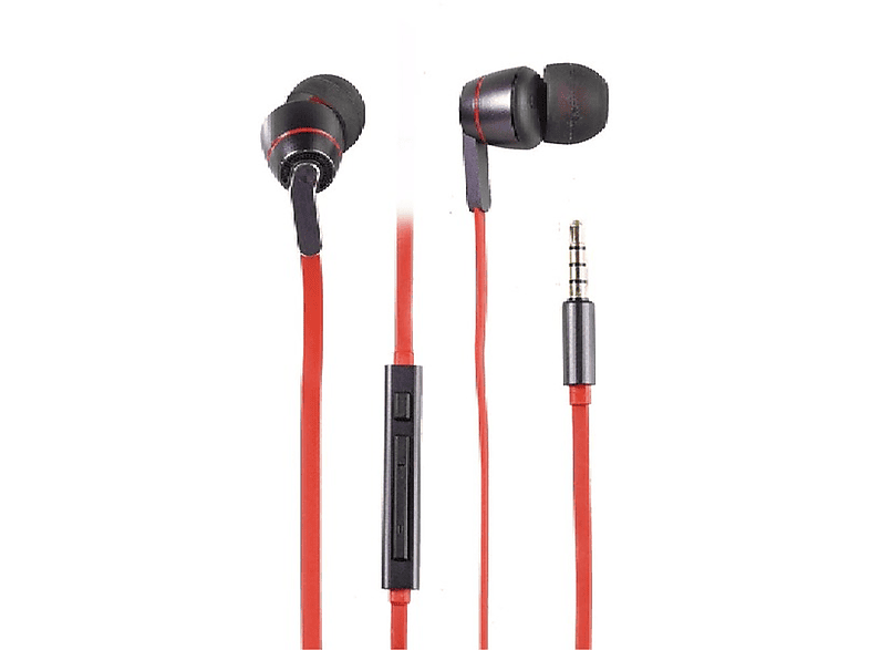 VIVANCO 38912, In-ear In-Ear-Kopfhörer Bluetooth Rot