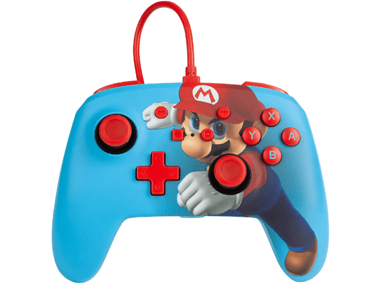 POWER A Controller  Mario Punch Controller Blau