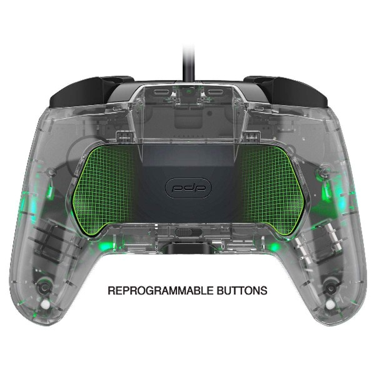 500-132-EU CONTROLLER Controller AUDIO Durchsichtig DELUXE PDP WIRED AFTERGLOW