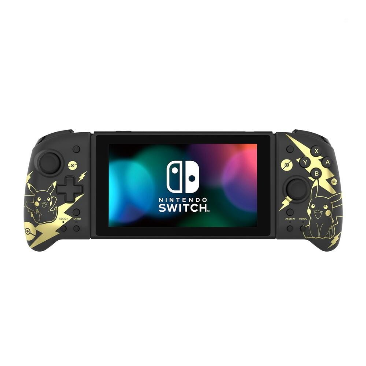 GOLD E. & Controller SPLIT PAD BLACK Schwarz HORI PRO-PIKACHU NSW-295U