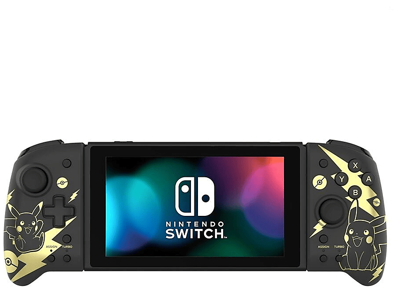 HORI NSW-295U SPLIT PAD PRO-PIKACHU BLACK Schwarz & E. GOLD Controller