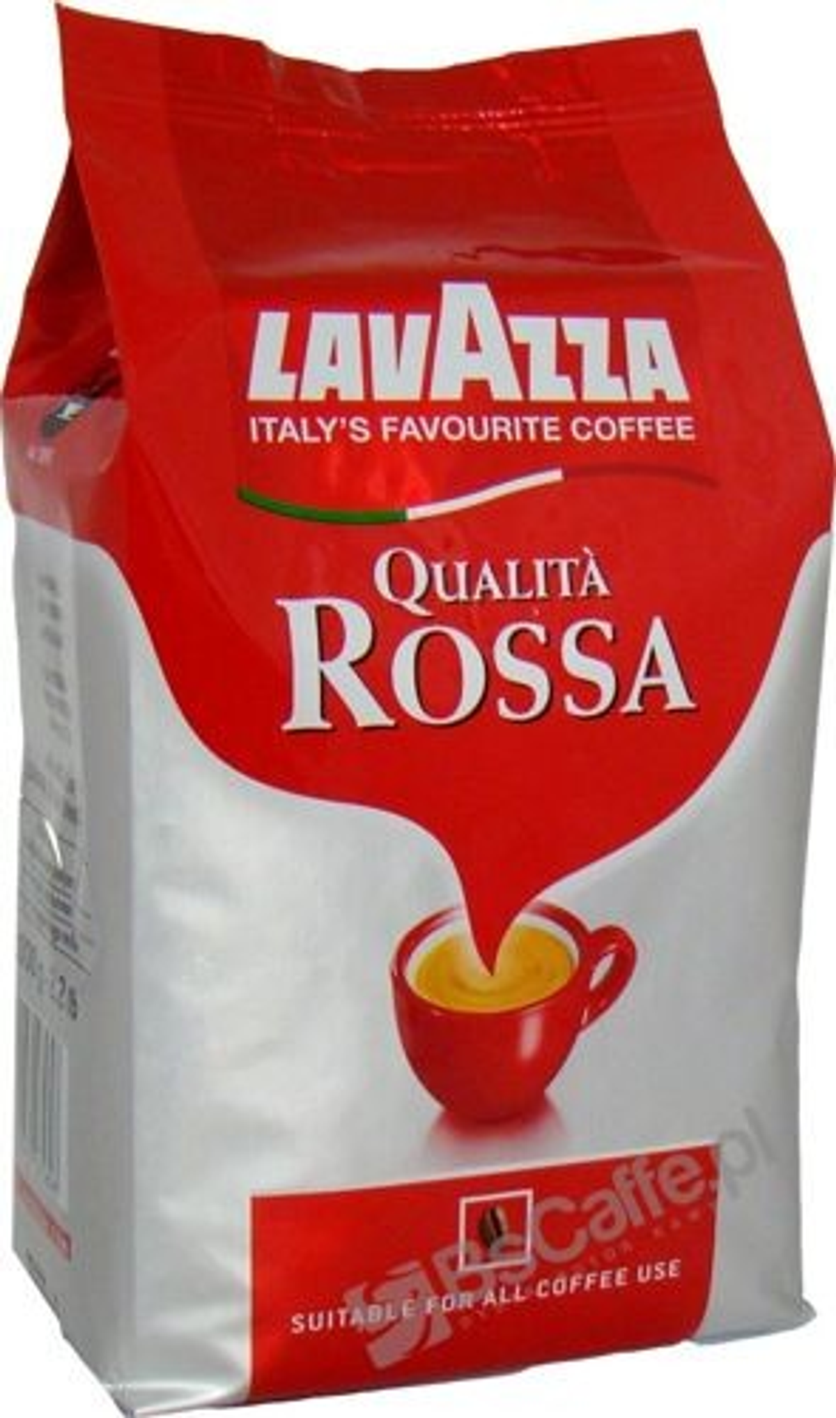 (Kaffeevollautomaten, BOHNE Kaffeebohnen 3589 QUALITA 1KG Espressokocher) LAVAZZA ROSSA
