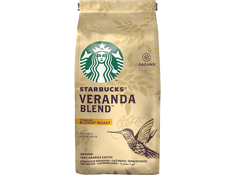 STARBUCKS VERANDA BLEND FILTERKAFFEE 200G Gemahlener Kaffee (Filterkaffeemaschinen, Handfliterung)