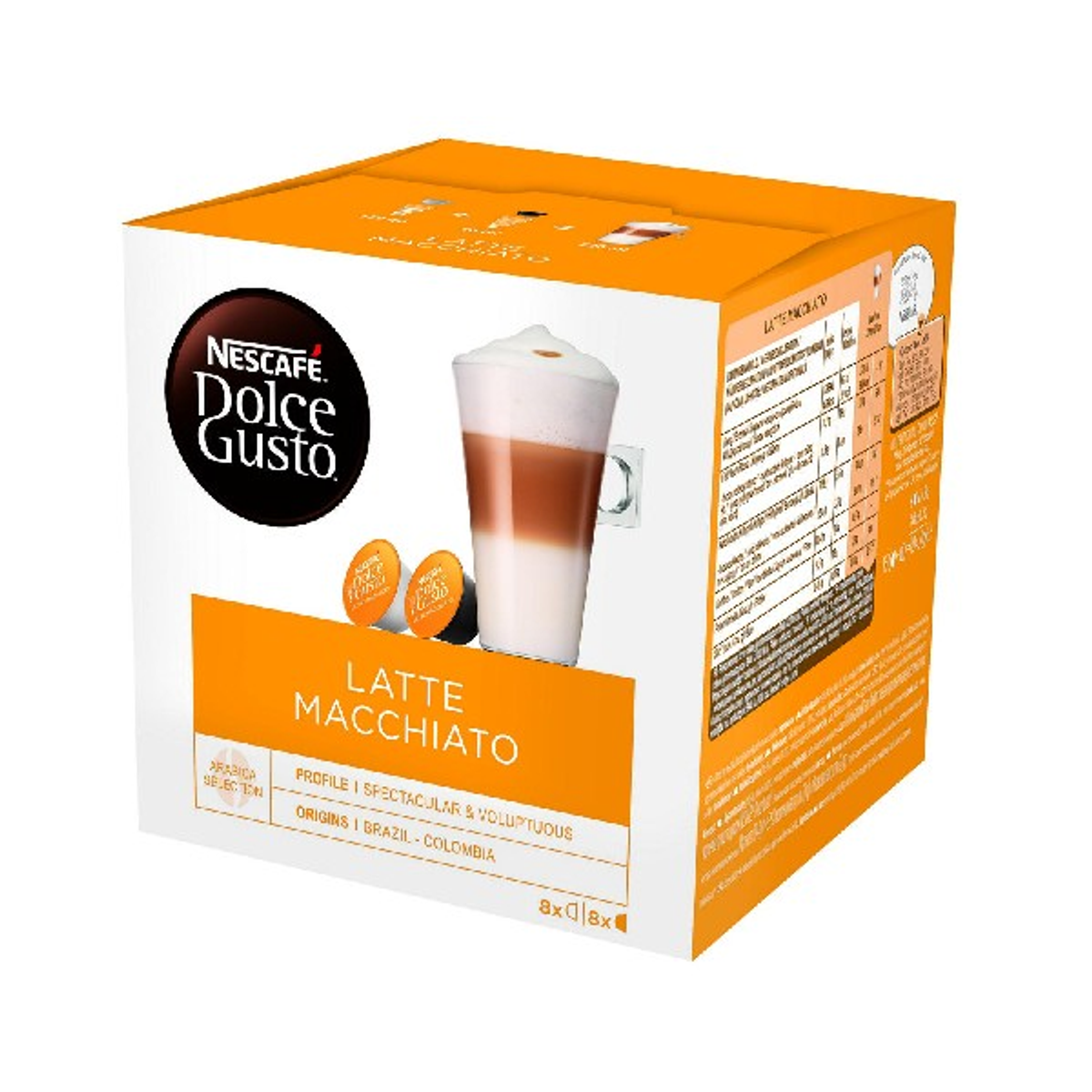 Confezione Nescafe Dolce Gusto Latte Macchiato con capsule e bicchiere