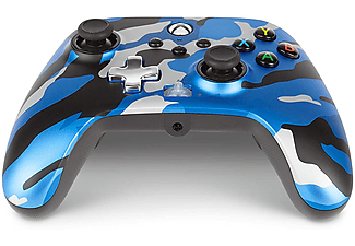 Mando 1518911-01 - POWER A, Xbox Series X, Xbox Series S, Cable, Azul Camo Metálico