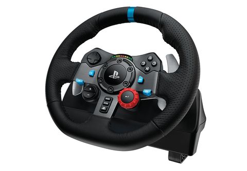 Logitech G29 Racing Lenkrad + Logitech Driving Force Shifter Schalthebel, PC