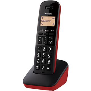 Teléfono para casa - PANASONIC KX-TGB610SPR, RDSI, Rojo