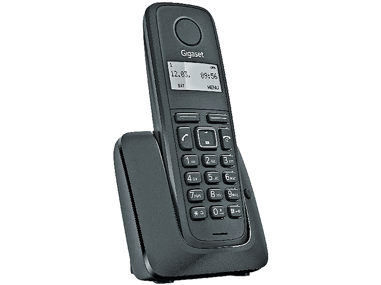 Gigaset Desk 200 Teléfono Fijo de Pared/Sobremesa Negro