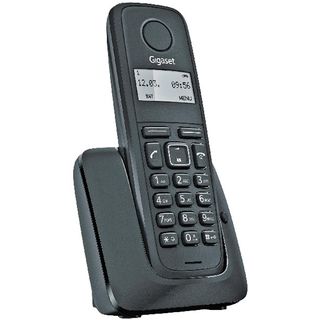 Teléfono para casa - GIGASET A116, RDSI, Negro
