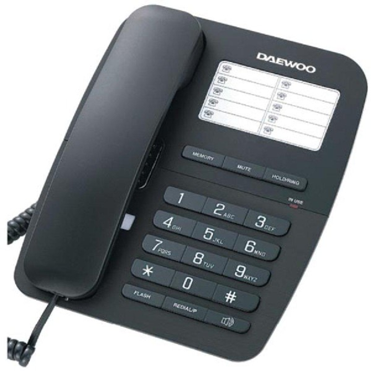 Teléfono para casa - DTC 240 DAEWOO, Negro