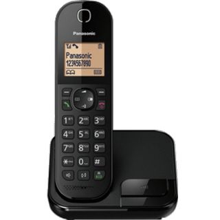 Teléfono para casa - PANASONIC KX-TGC410SPB, RDSI, Negro