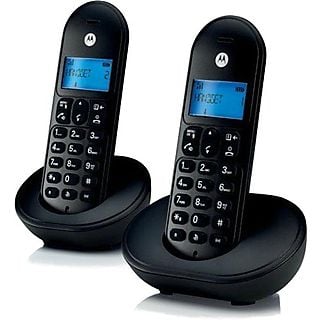 Teléfono para casa - MOTOROLA T102, RDSI, Negro