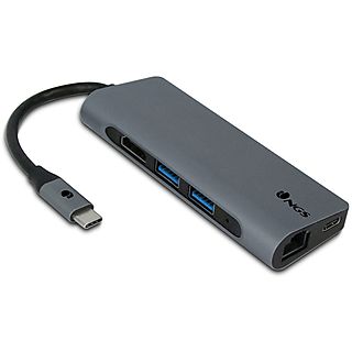 USB Hub  - NGS WONDER DOCK 7 NGS, Gris