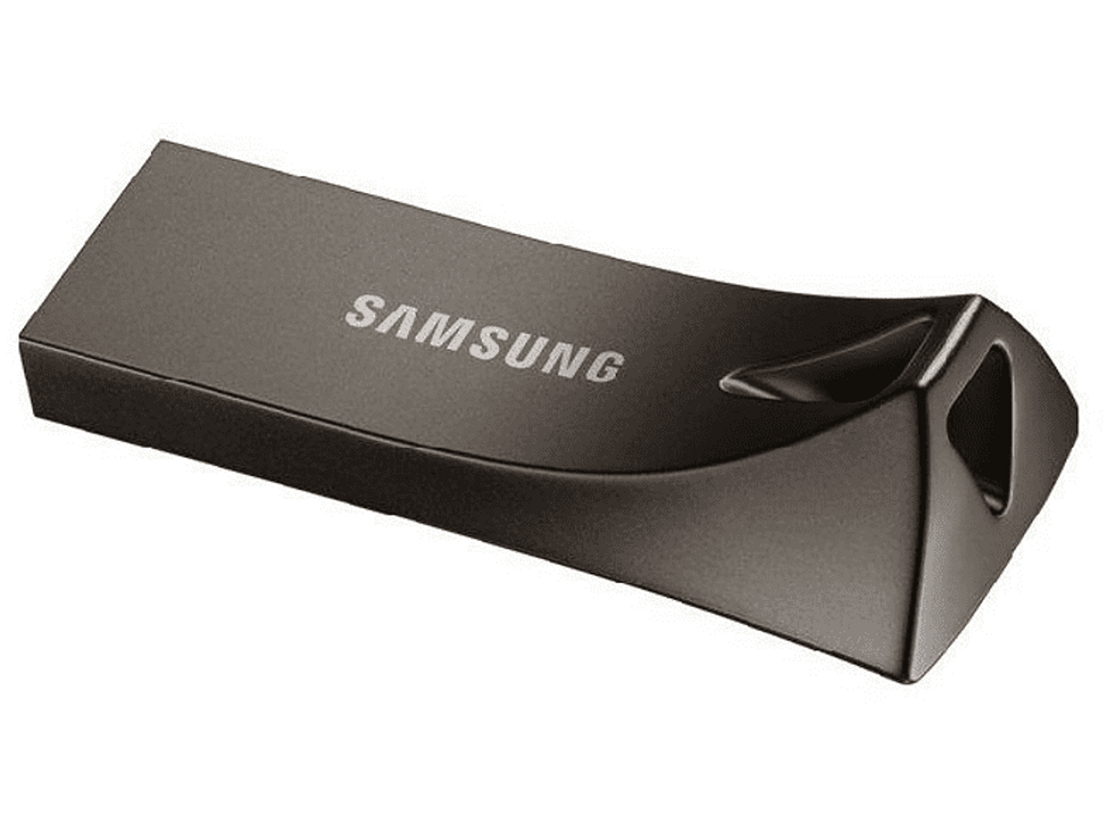 128GB GB) GRAY MUF-128BE4/APC 128 BAR PLUS (darkslategray, USB-Stick SAMSUNG TITAN