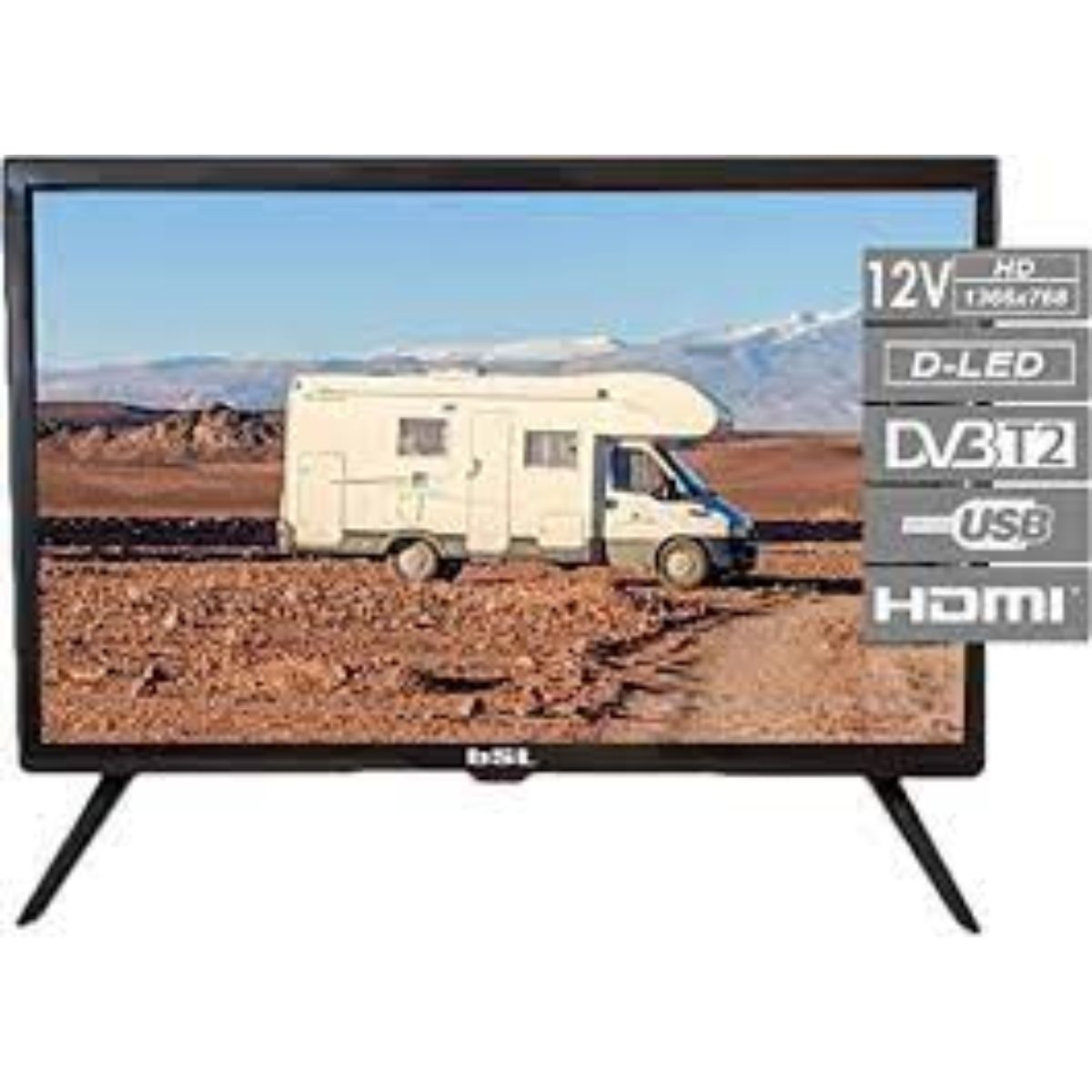 TV LED 22" - BSL-22112V BELSON, HD, DVB-T2 (H.265)Sí, Negro