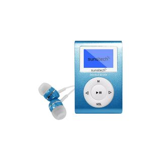 Reproductor MP3  - DEDALOIII8GBBL SUNSTECH, 8 GB, 4 h, Azul