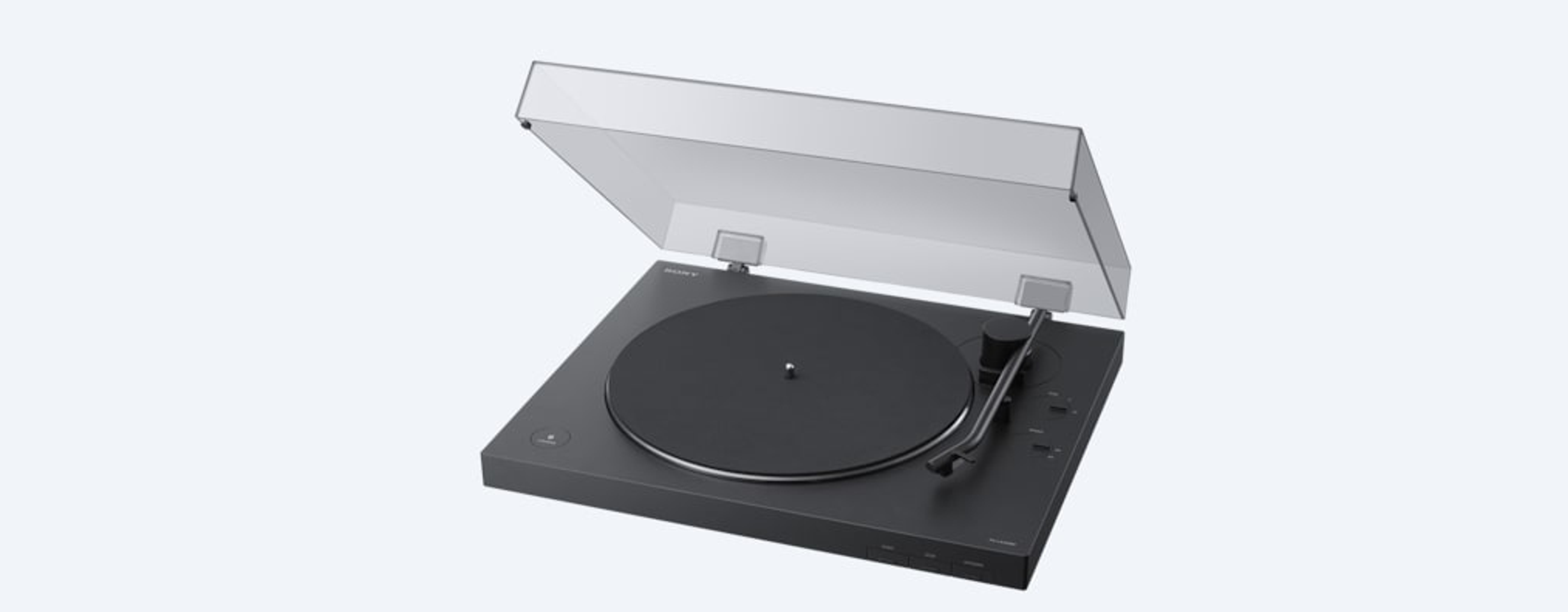 Tocadiscos - PS-LX30BT SONY, 1 Phono Salida1 Preamplificada Salida, 33 1/3, 45 rpm, Negro