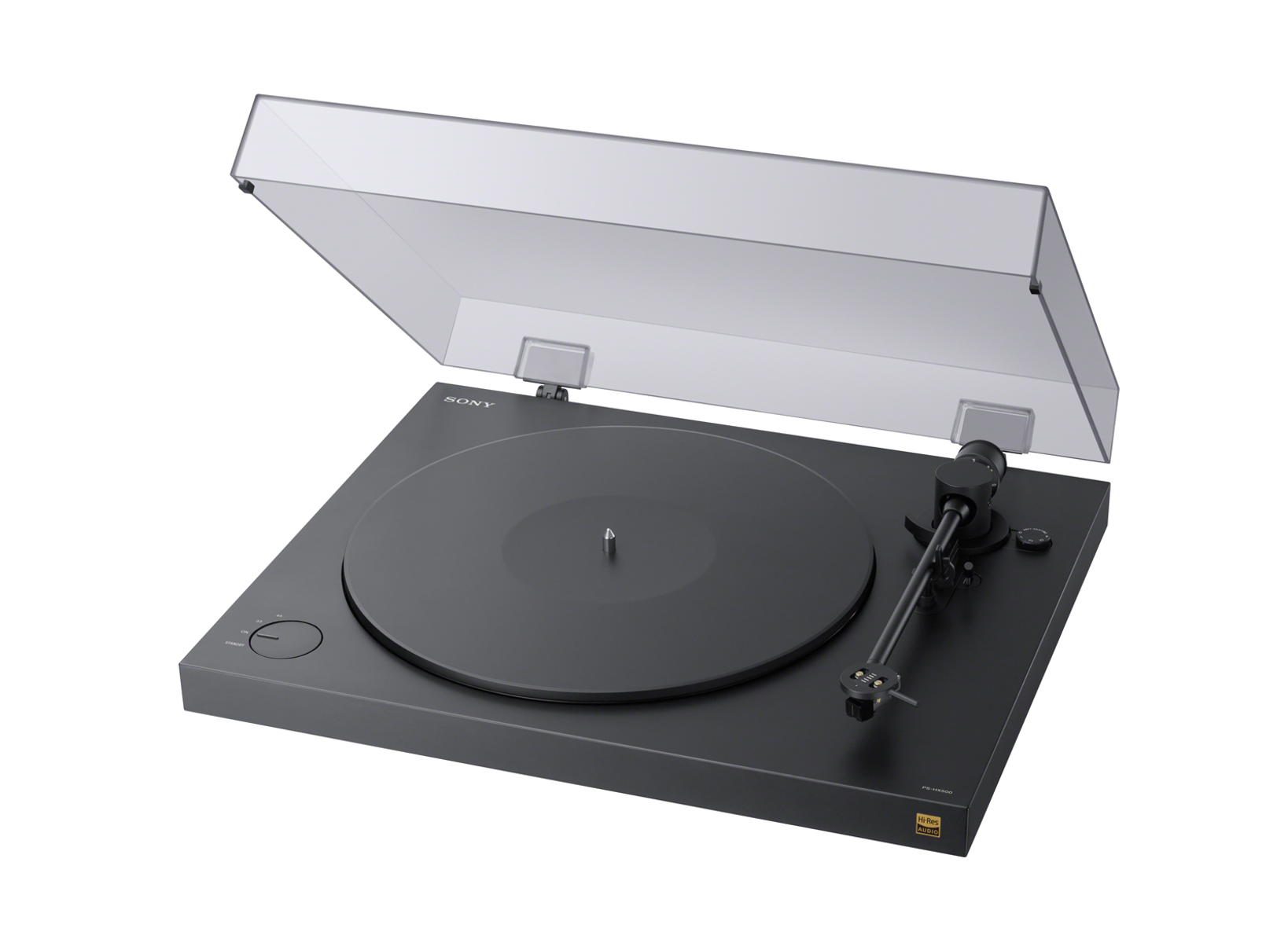 Tocadiscos - PS-HX500 SONY, USB tipo B Salida, 33 y 45 rpm, Negro