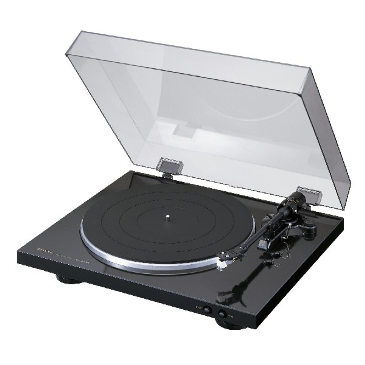 Tocadiscos - DP-300F DENON, Sistema antivibratorio; Ecualizador de Fono; Elevador de brazo manual, 33 y 45 rpm, Plata