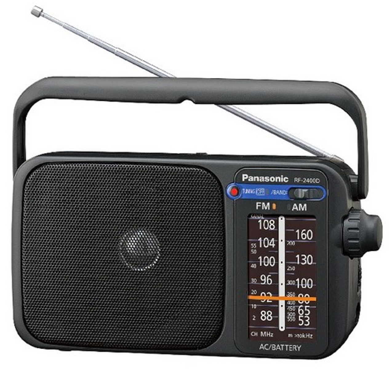 Radio portátil - RF2400D PANASONIC, Negro