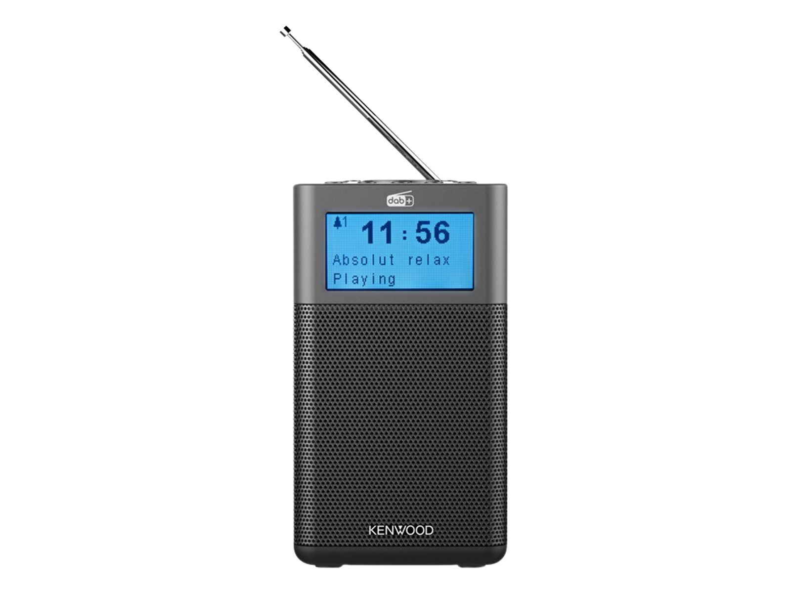 Anthrazit FM, DABH Kompaktradio, KENWOOD UKW-RDS, Bluetooth, 10 / CRM DAB+