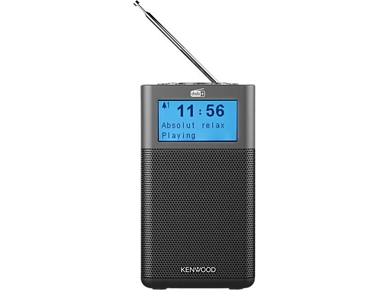 Kompaktradio, KENWOOD DAB+ FM, / DABH 10 Bluetooth, CRM UKW-RDS, Anthrazit