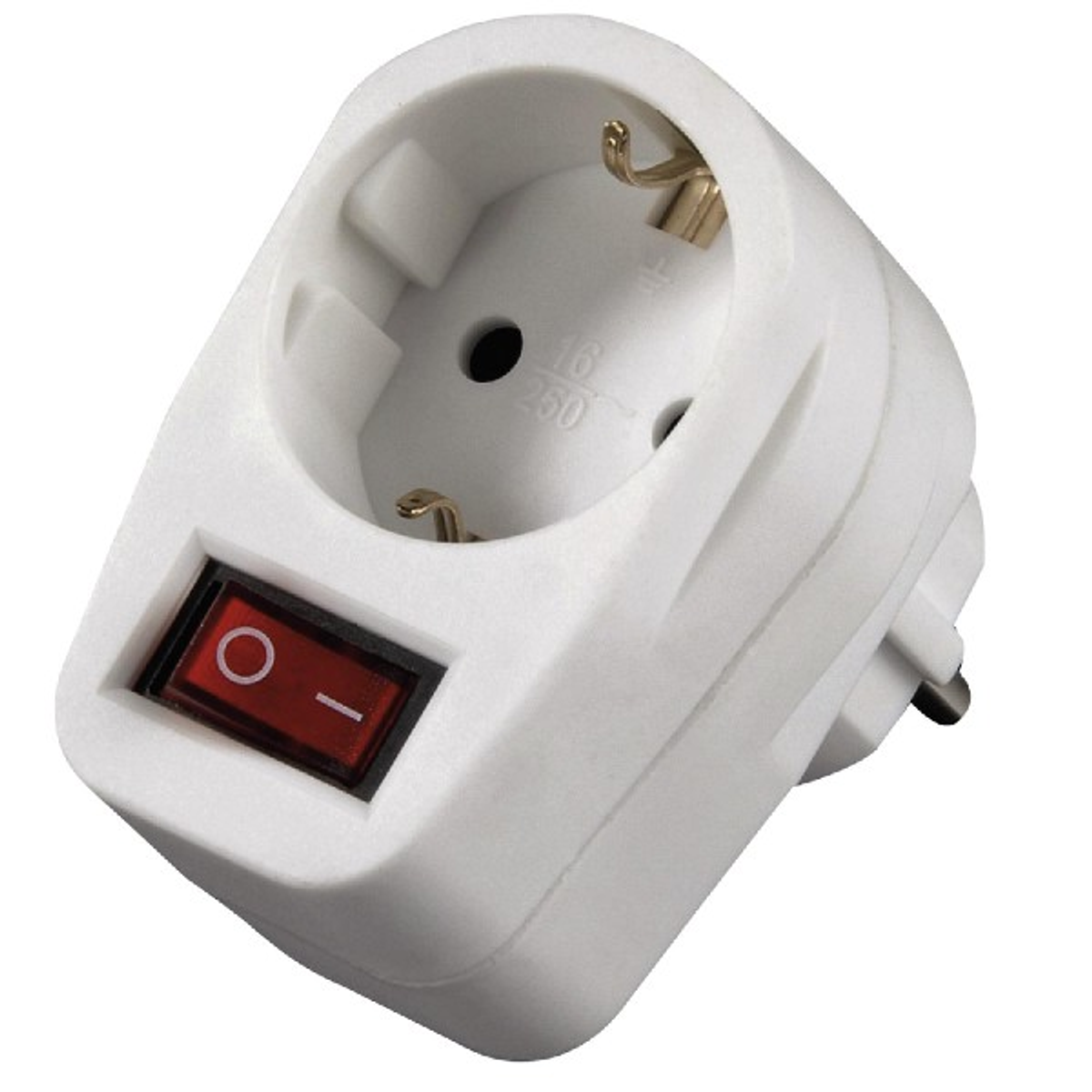 HAMA 047640 STECKDOSENADAPTER SCHALTB. Steckdosenadapter