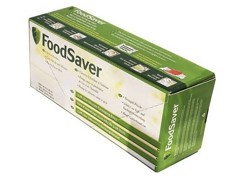 Bolsas de envasado  Foodsaver FSBE4802X-01, Plástico mixto, 0.97l, 36  bolsas, Aptas para congelar y cocer, Transparente