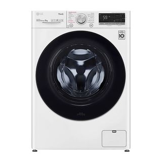 Lavadora secadora - LG F4DV5509SMW, 9 kg + 6 kg, Blanco