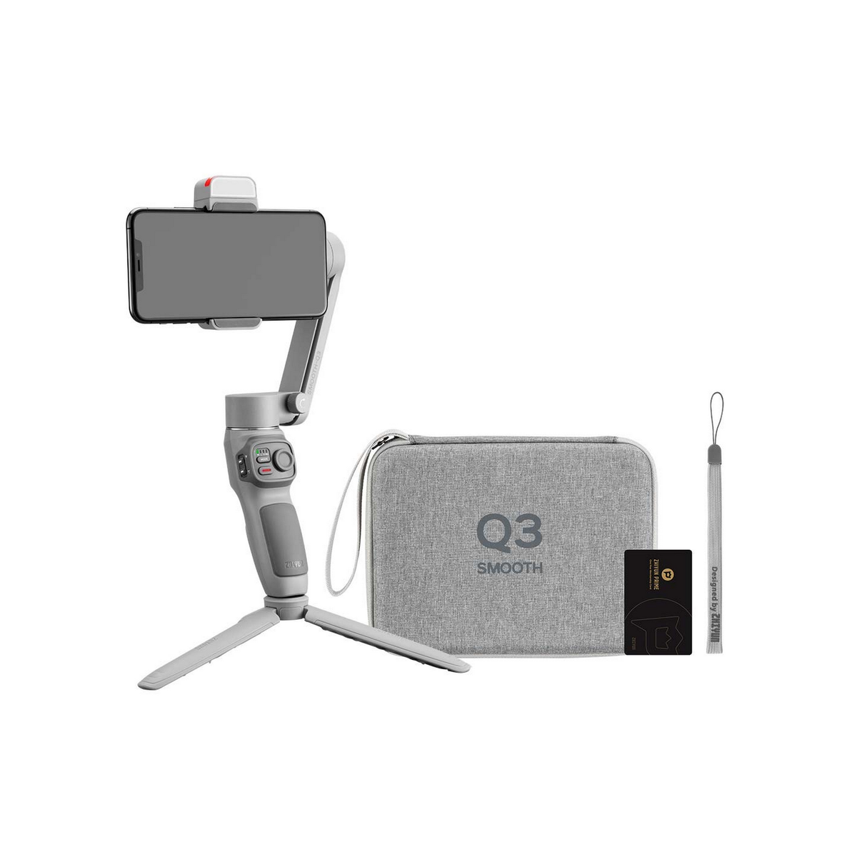 GIMBAL COMBO Q3 633030113 SMOOTH Gimbal, ZHIYUN Grau SET