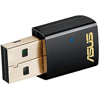 Adaptador Wi-Fi USB  - USB-AC51 ASUS, Negro