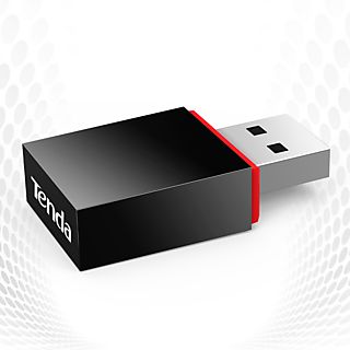 Adaptador WiFi USB  - U3 TENDA, Negro
