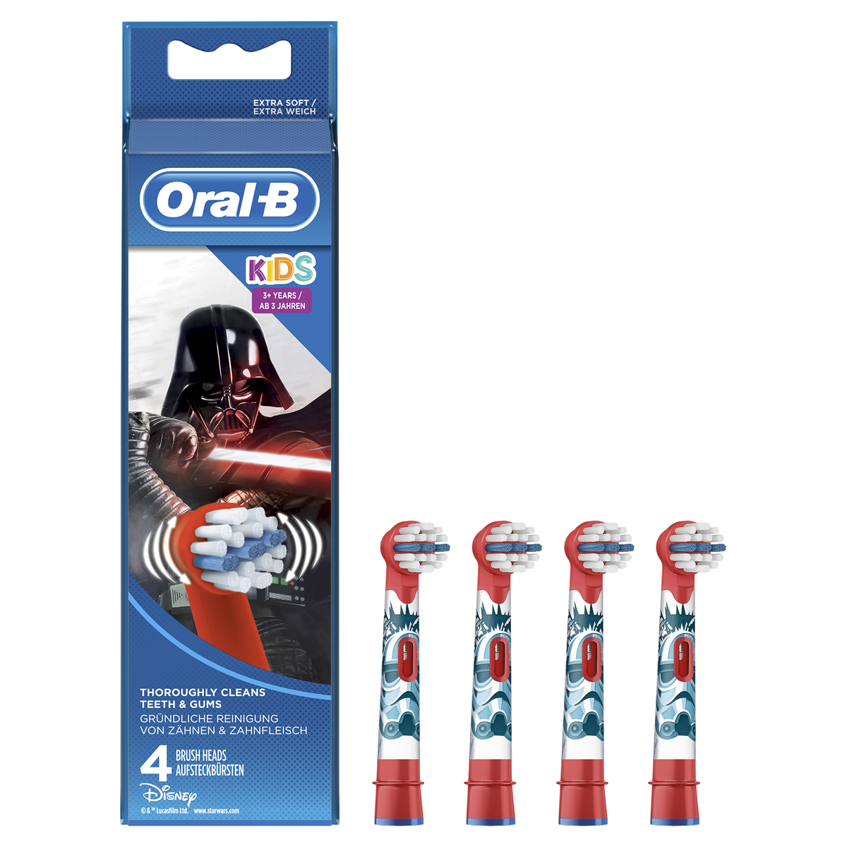 EB 4ER Aufsteckbürsten STARWARS AUFSTECKBÜRSTEN ORAL-B