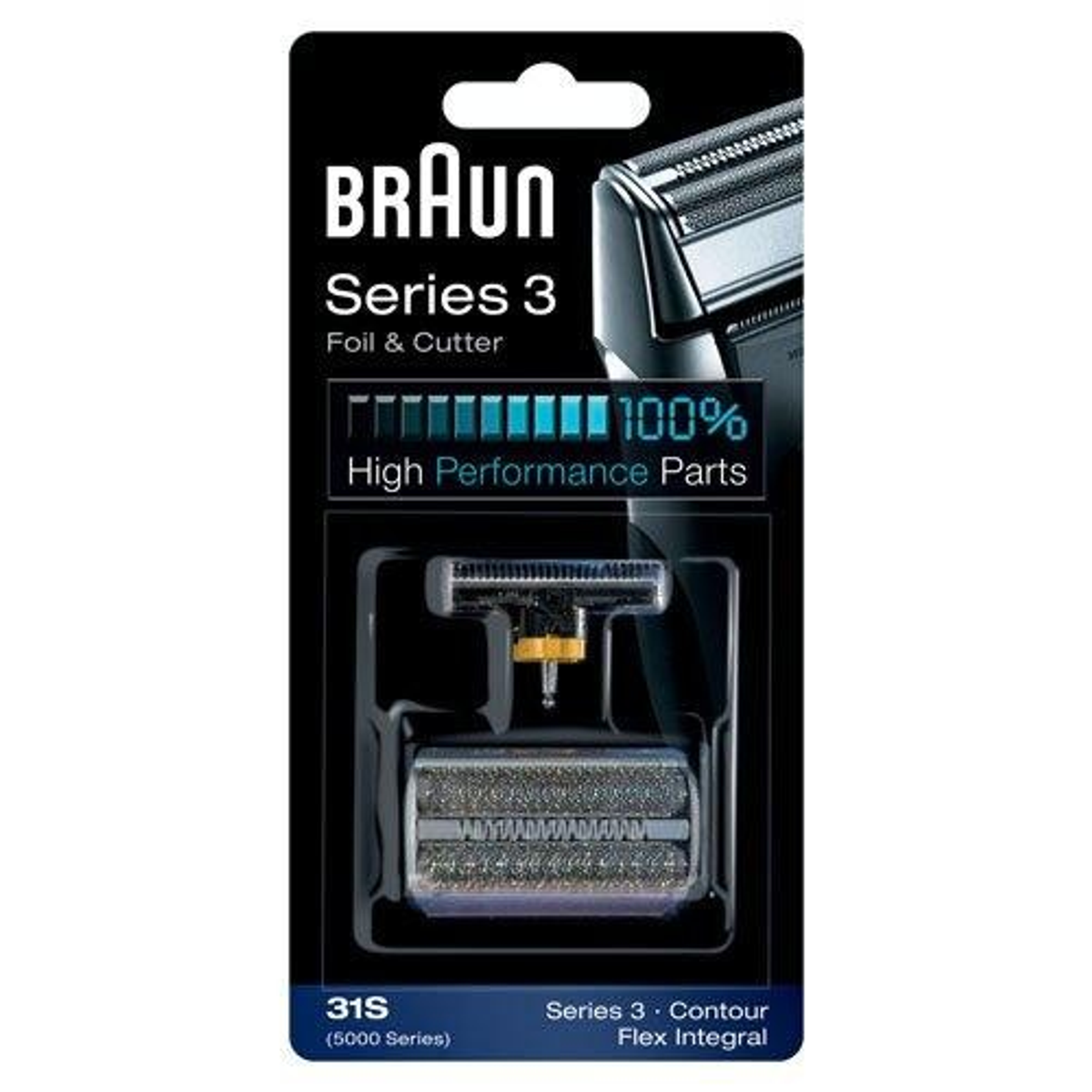 Recambio para afeitadora - 81387940 BRAUN, Negro