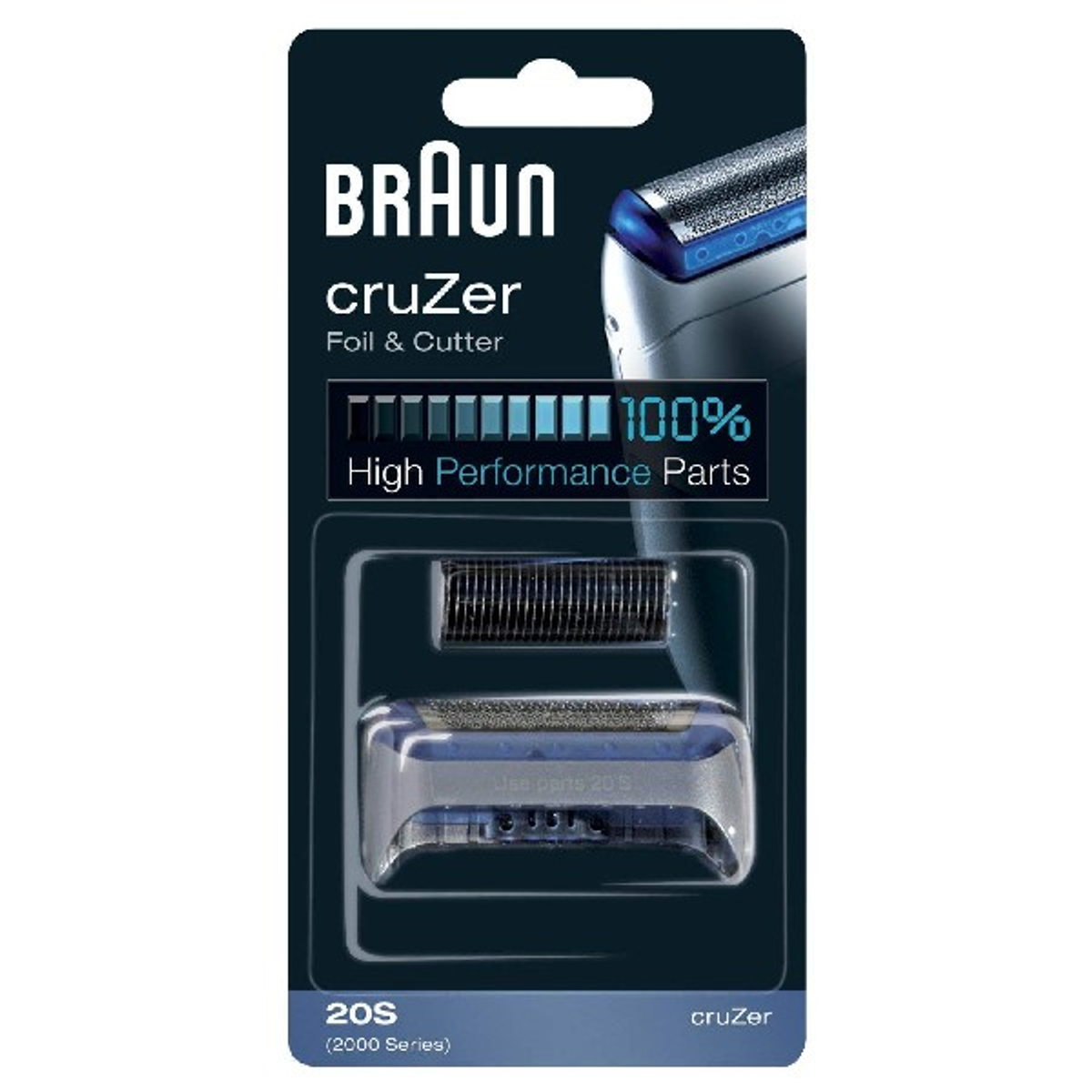 Recambio para afeitadora - 81387934 BRAUN, Azul, Plata