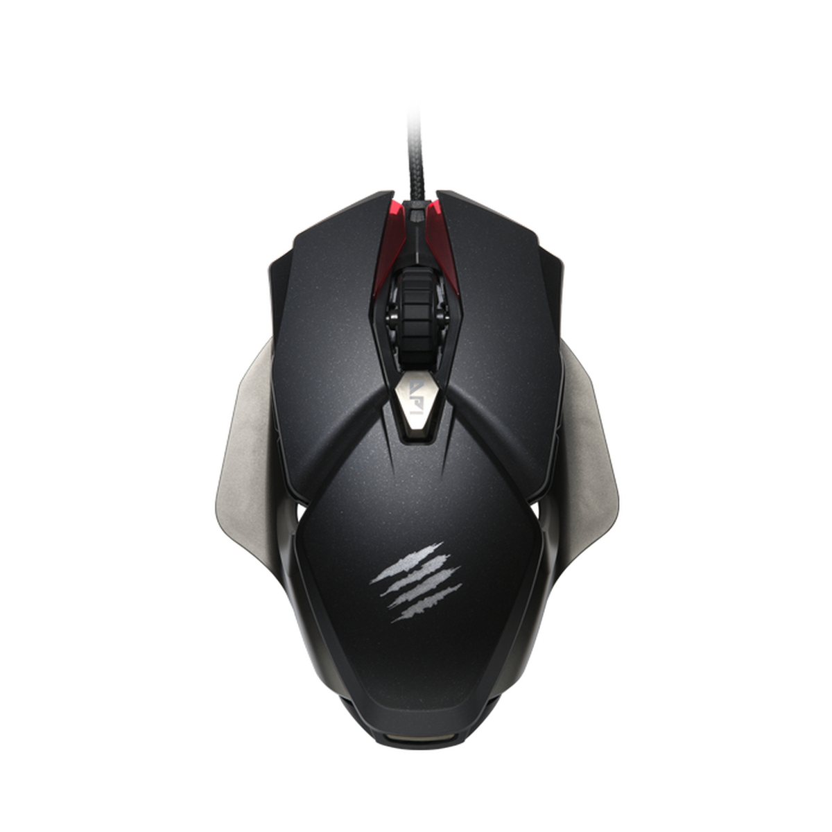 CATZ Schwarz Gaming Mouse, Black MAD B.A.T. Mouse, Gaming Performance Ambidextreous 6+
