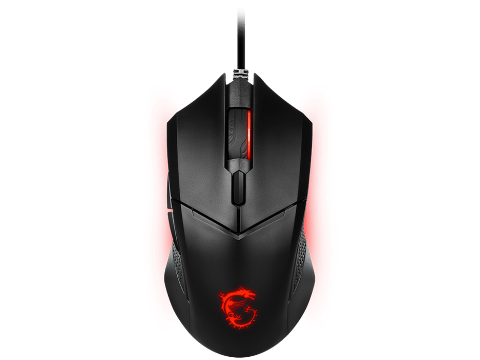 MOUSE GM08 GAMING CLUTCH S12-0401800-CLA Gaming-Maus, Schwarz MSI