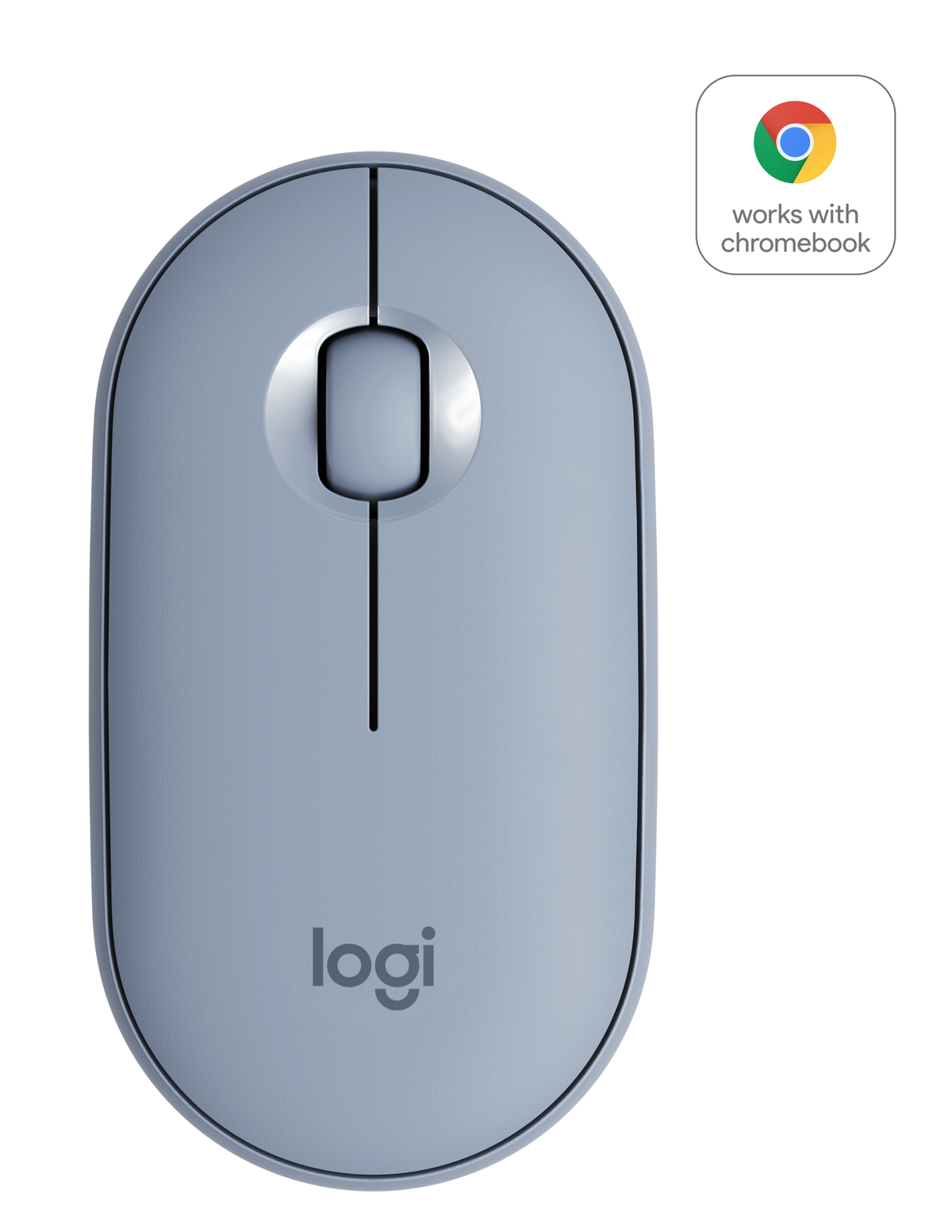 LOGITECH Pebble Maus, Grau M350