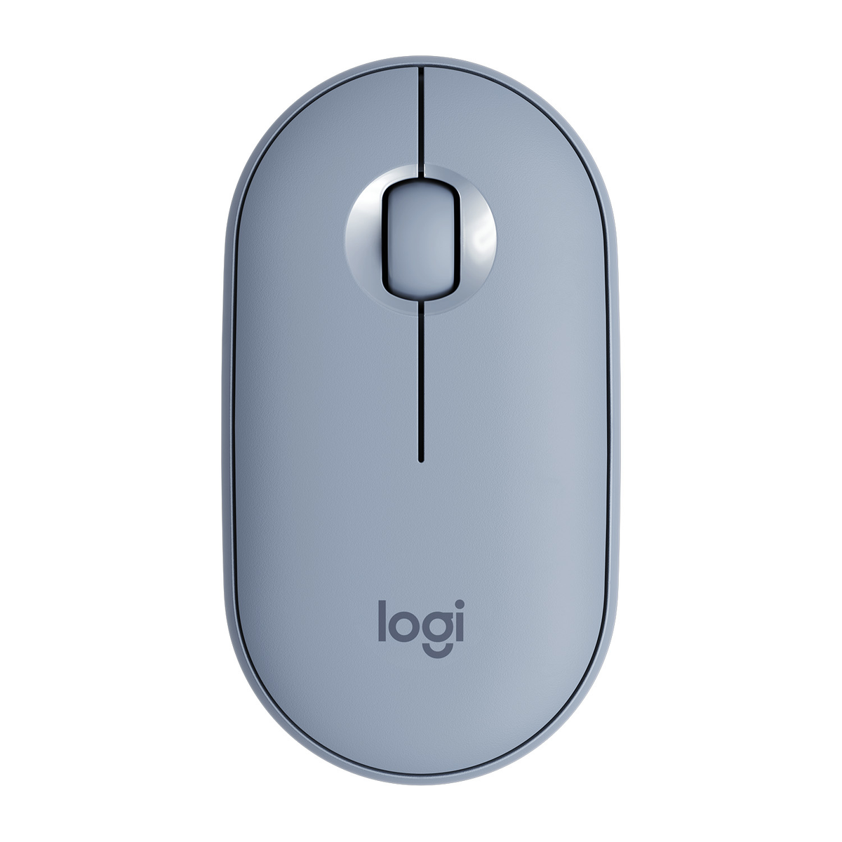 LOGITECH Pebble M350 Grau Maus