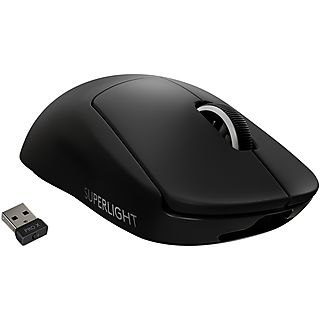 Ratón Gaming - LOGITECH 25400DPI, Inalámbrico, Negro