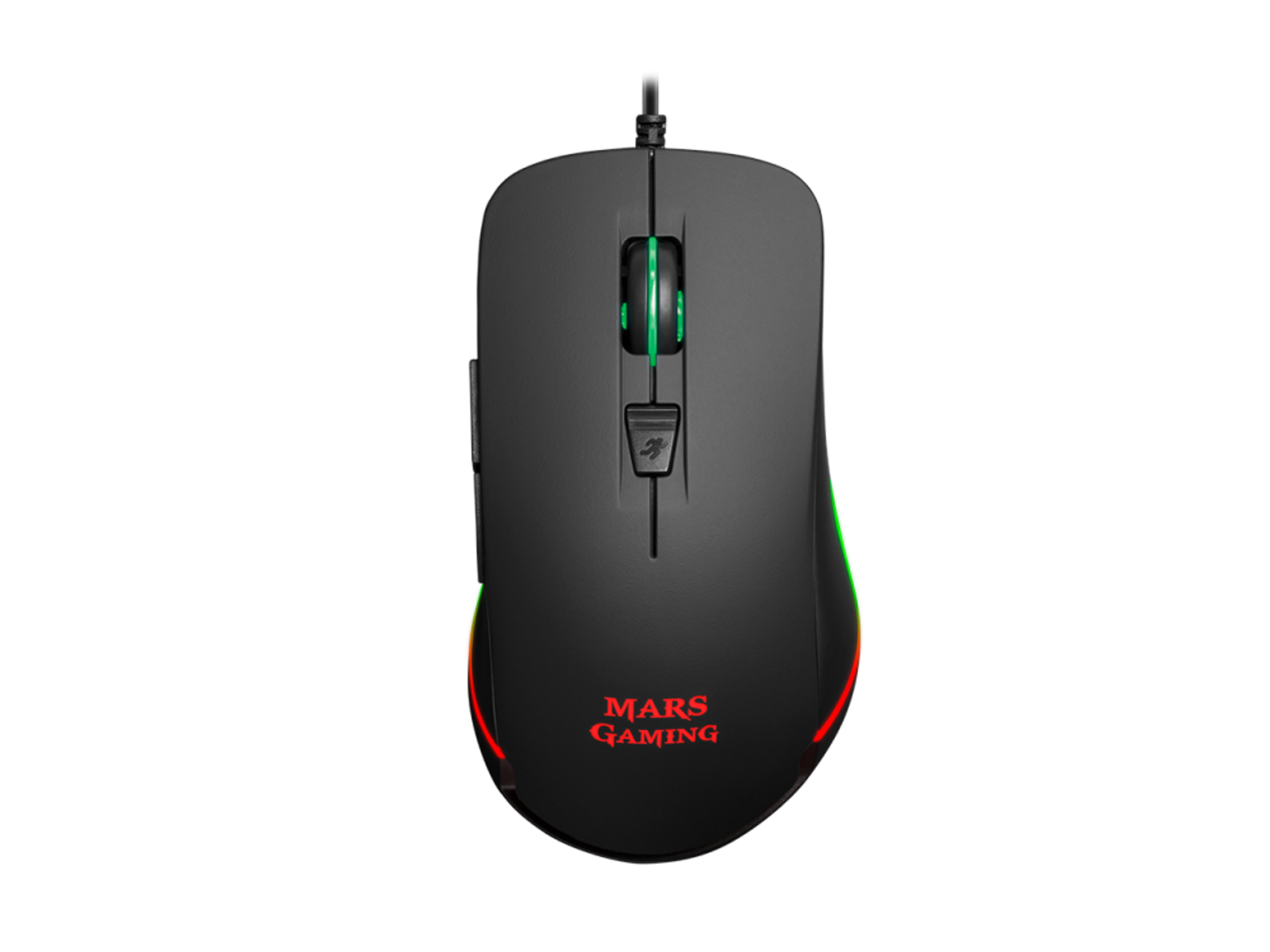 Ratón gaming - Mm118 MARS GAMING, Por cable, Negro